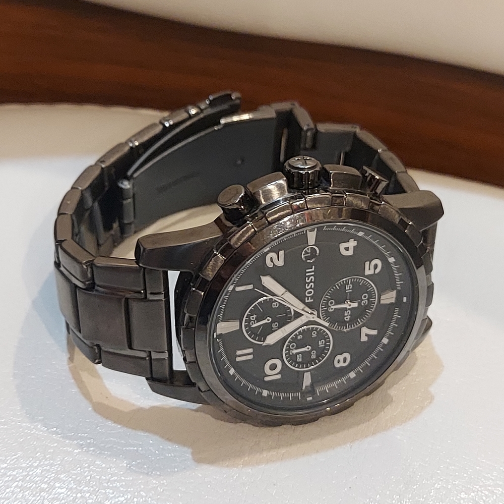 Fossil men's stainless steel wrist watch